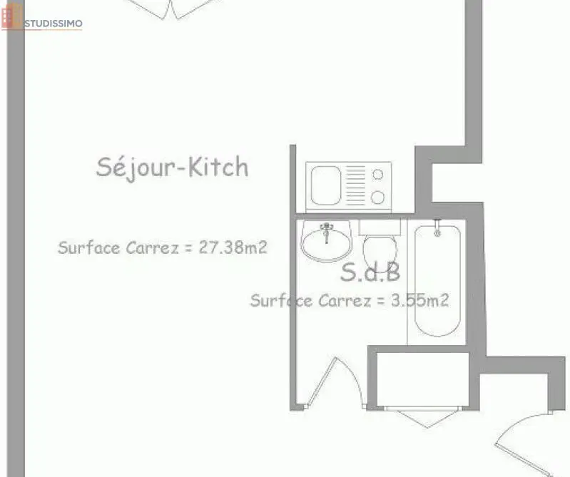 Studio 30m² Orléans 45000 - Photo 2