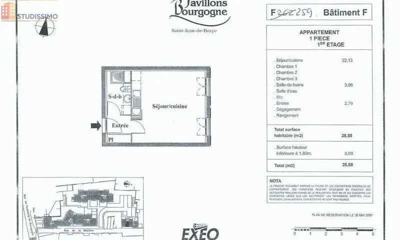 Studio 28m² Saint-Jean-de-Braye - Photo 1