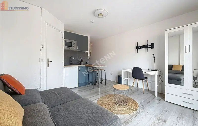 Studio 19m² Nantes 44300 - Meublé, étage élevé - Photo 22