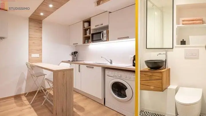 Studio meublé 13m² Nantes centre - Mezzanine, plein centre - Photo 2