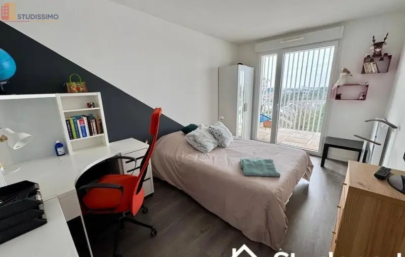 Studio meublé 12m² Saint-Herblain - Étage élevé, DPE A - Photo 4