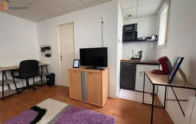 Studio 21m² Orléans - Meublé, DPE D - Photo 2