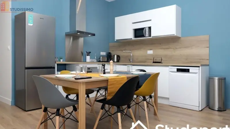 Studio meublé 10m² Nantes centre - Meublé, DPE A - Photo 8