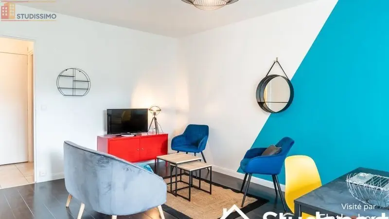 Studio meublé 11m² Saint-Herblain - Meublé, DPE D - Photo 15