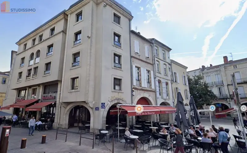 Studio meublé 29m² Agen centre - Étage 3, DPE D - Photo 1