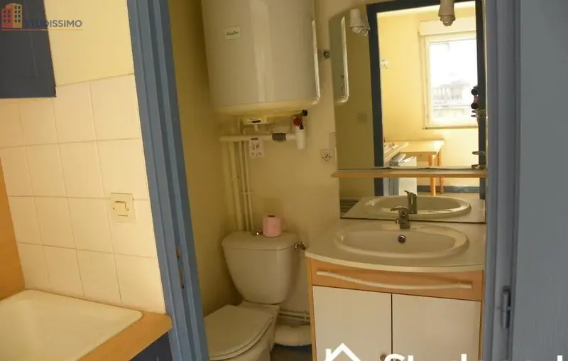 Studio meublé 17m² Nantes centre - Meublé, DPE A - Photo 2