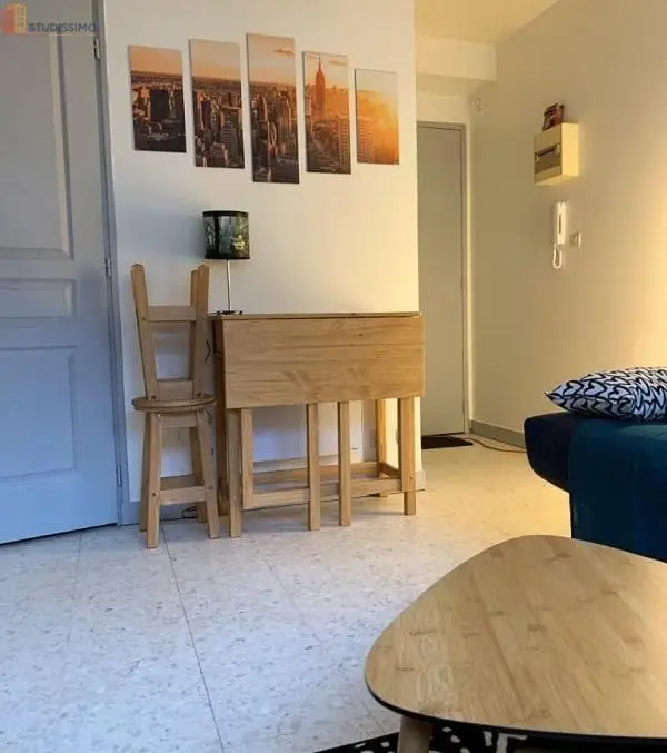 Studio meublé 17m² Nantes centre - Meublé, DPE A - Photo 3