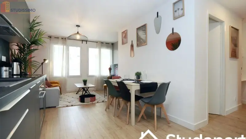 Studio meublé 10m² Nantes 44000 - Meublé, DPE A - Photo 3