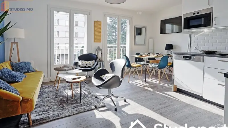 Studio meublé 10m² Nantes 44300 - Meublé, 1er étage - Photo 24