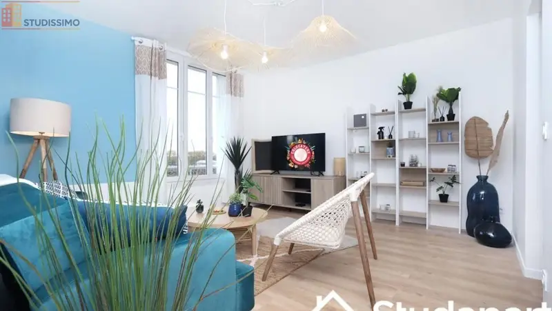Studio meublé 11m² Nantes 44100 - Lumineux, DPE A - Photo 10