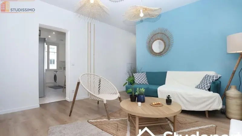 Studio meublé 11m² Nantes 44100 - Lumineux, DPE A - Photo 5