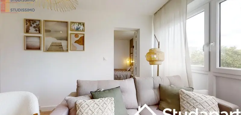 Studio meublé 9m² Nantes centre - Calme, lumineux - Photo 1