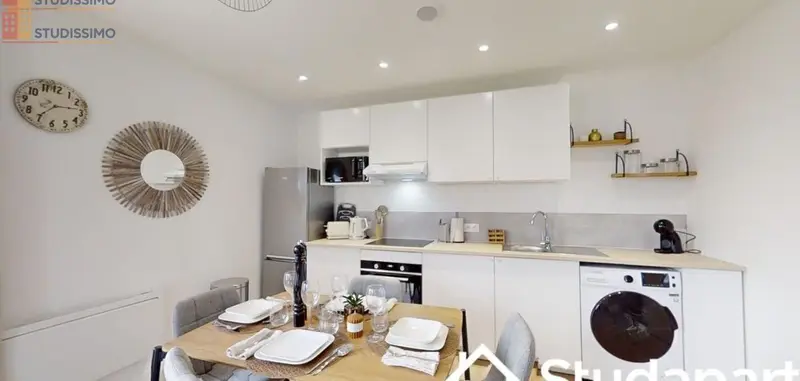 Studio meublé 12m² Saint-Nazaire - Meublé, DPE A - Photo 13