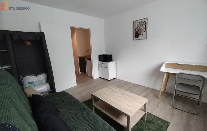 Studio meublé 20m² Orléans - Meublé, DPE D - Photo 1