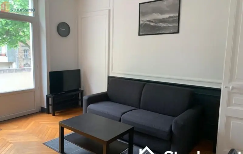 Studio meublé 25m² Nantes 44300 - Meublé, DPE D - Photo 24