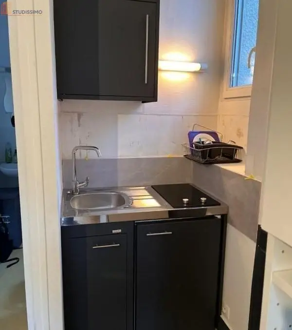 Studio meublé 25m² Nantes 44300 - Meublé, DPE D - Photo 8