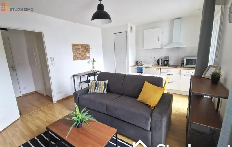 Studio meublé 26m² Nantes 44000 - Lumineux - Photo 12