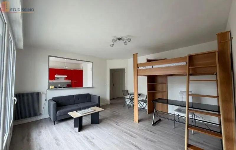 Studio meublé 41m² Orléans centre - Lumineux, dernier étage - Photo 8