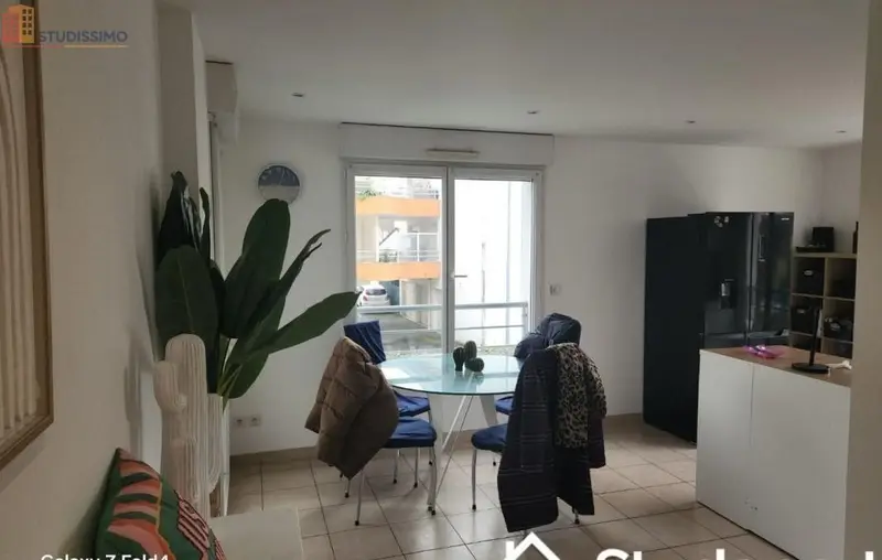 Studio meublé 9m² Nantes 44300 - Meublé, DPE C - Photo 2