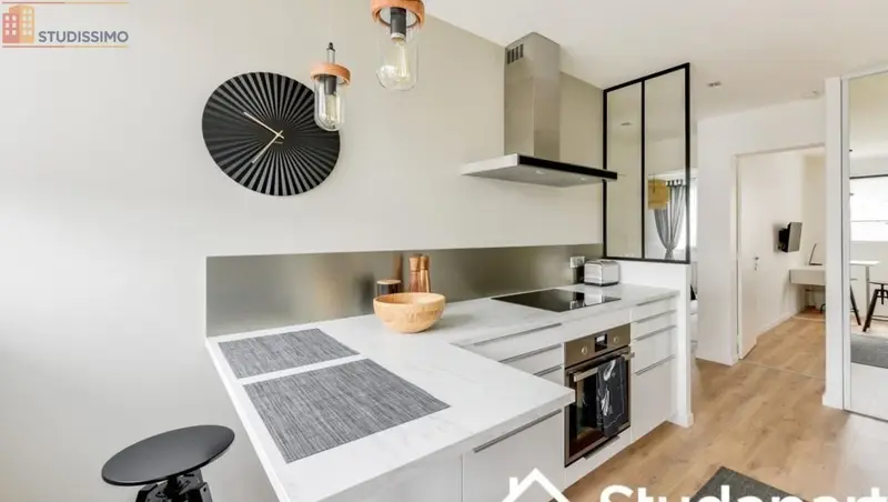 Studio meublé 15m² Nantes 44300 - Meublé, 1er étage - Photo 15