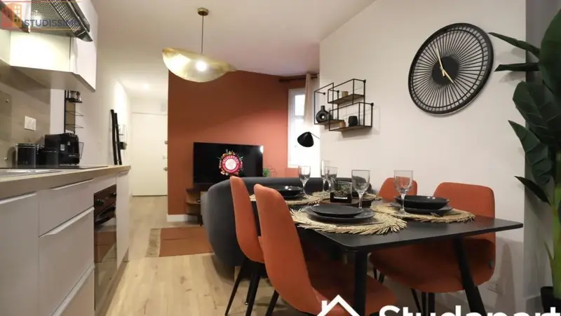 Studio meublé 11m² Nantes 44200 - Lumineux - Photo 2