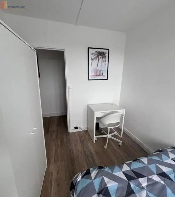 Studio meublé 11m² Nantes 44300 - Étage élevé, lumineux - Photo 2