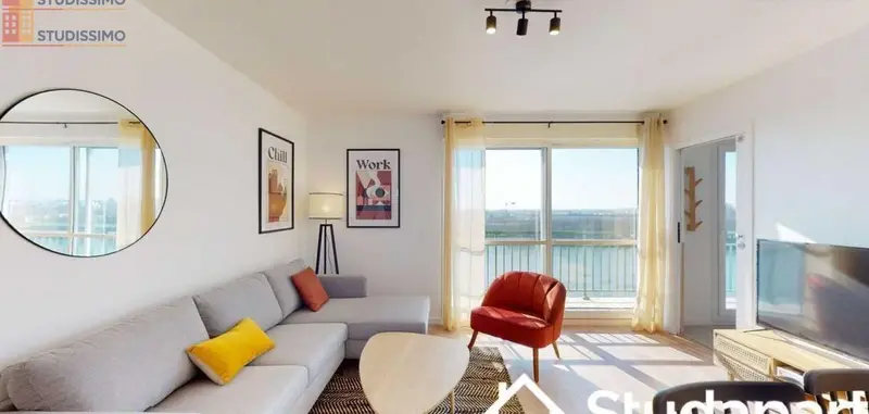 Studio meublé 12m² Nantes 44200 - Étage élevé, lumineux - Photo 19