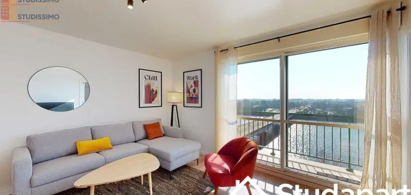 Studio meublé 12m² Nantes 44200 - Étage élevé, lumineux - Photo 17