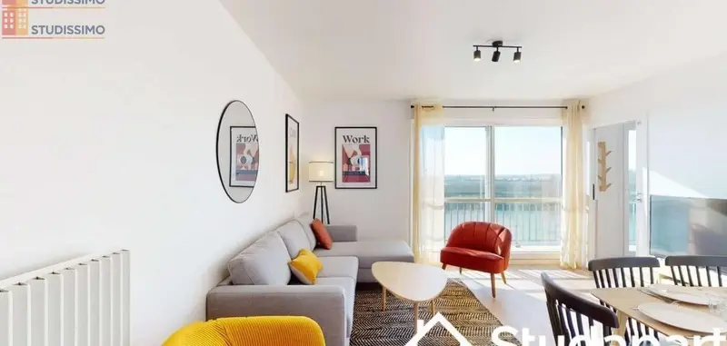 Studio meublé 12m² Nantes 44200 - Étage élevé, lumineux - Photo 11