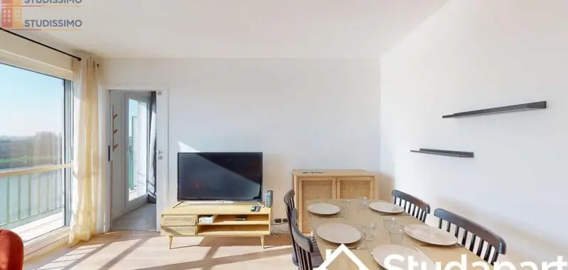 Studio meublé 12m² Nantes 44200 - Étage élevé, lumineux - Photo 9