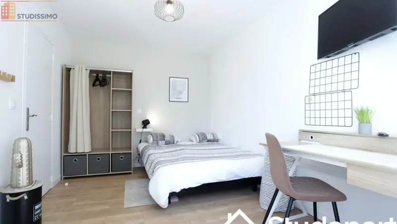 Studio meublé 11m² Nantes 44300 - Meublé, lumineux - Photo 4