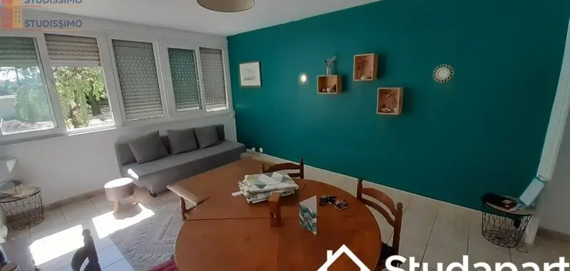 Studio meublé 11m² Saint-Herblain - Meublé, DPE D - Photo 1