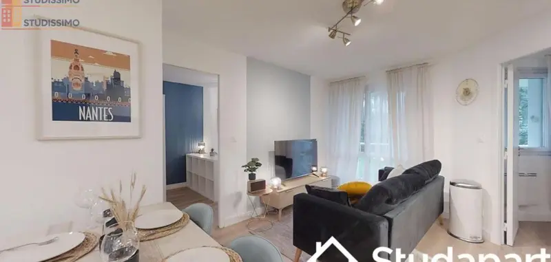 Studio meublé 11m² Nantes 44100 - Meublé, DPE A - Photo 11