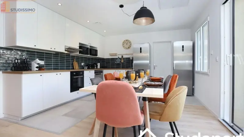 Studio meublé 10m² Nantes 44300 - Meublé, DPE A - Photo 3