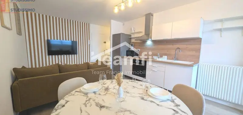 Studio 9m² Orléans 45100 - Meublé, étage élevé - Photo 9
