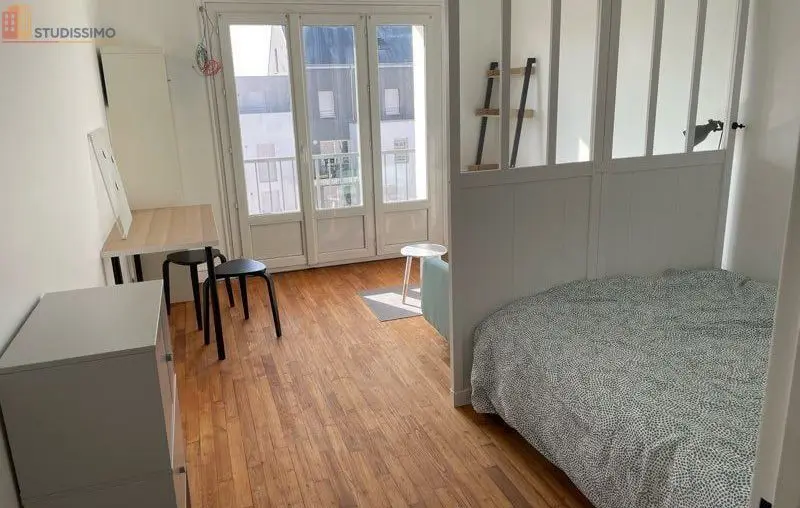 Studio meublé 29m² Nantes Tortière/Saint-Félix - Tout inclus, lumineux - Photo 1