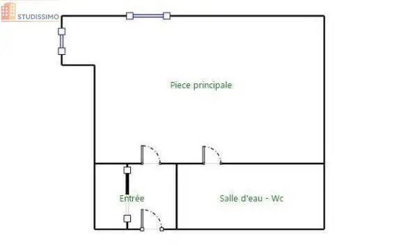 Studio meublé 18m² Nantes 44300 - Meublé, lumineux - Photo 1