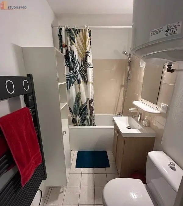 Studio 24m² Nantes centre - Meublé, vue cour - Photo 1