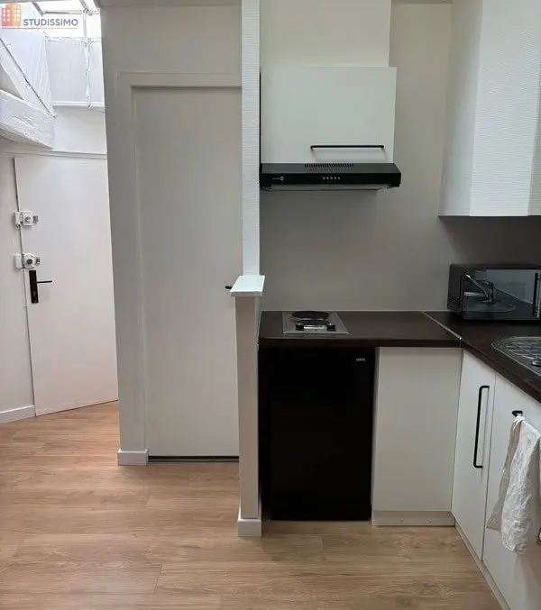 Studio meublé 17m² Nantes centre - Mezzanine, 4e étage - Photo 19