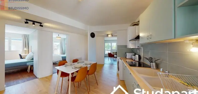 Studio meublé 12m² Nantes 44200 - Meublé, DPE A - Photo 41