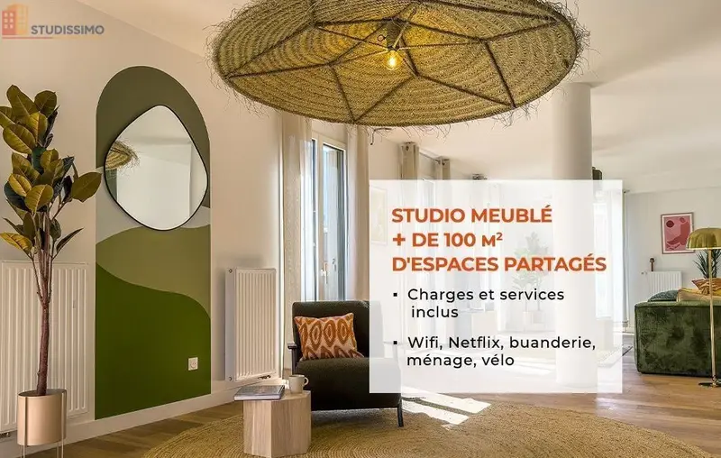 Studio meublé 14m² Nantes 44200 - Lumineux, DPE A - Photo 57
