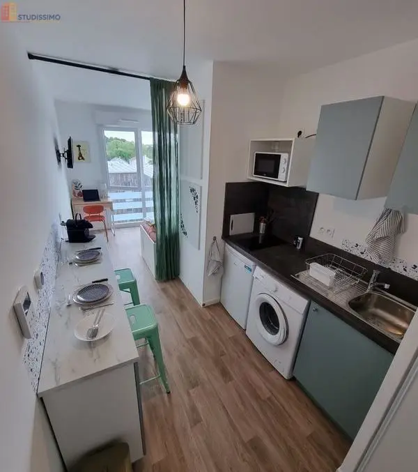 Studio meublé 22m² Nantes Perverie - Proche fac et Audencia - Photo 2