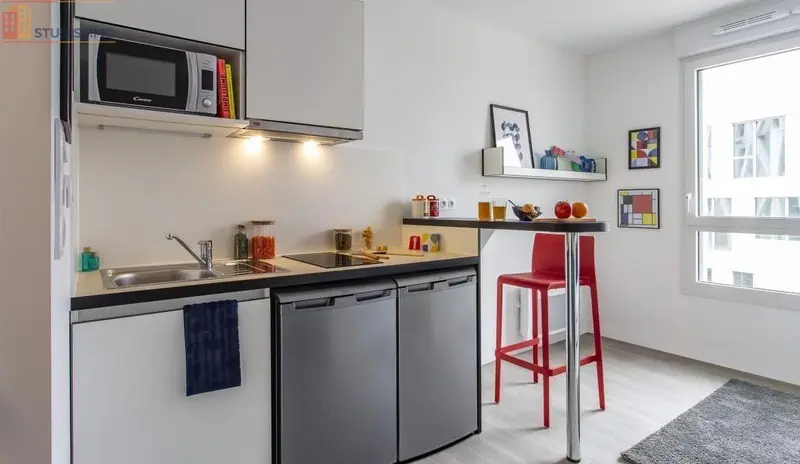 Studio 15m² Angers 49000 - Meublé, DPE C - Photo 12