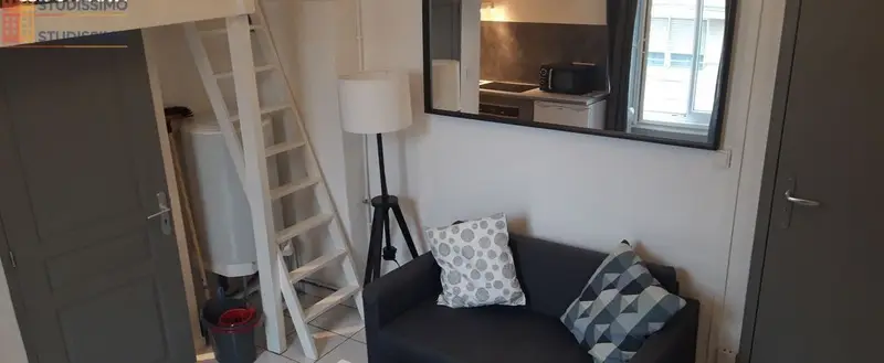 Studio meublé 24m² Nantes centre - Meublé, mezzanine - Photo 4