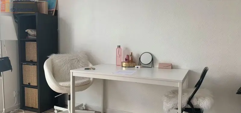 Studio meublé 19m² Angers 49000 - Meublé, DPE D - Photo 2