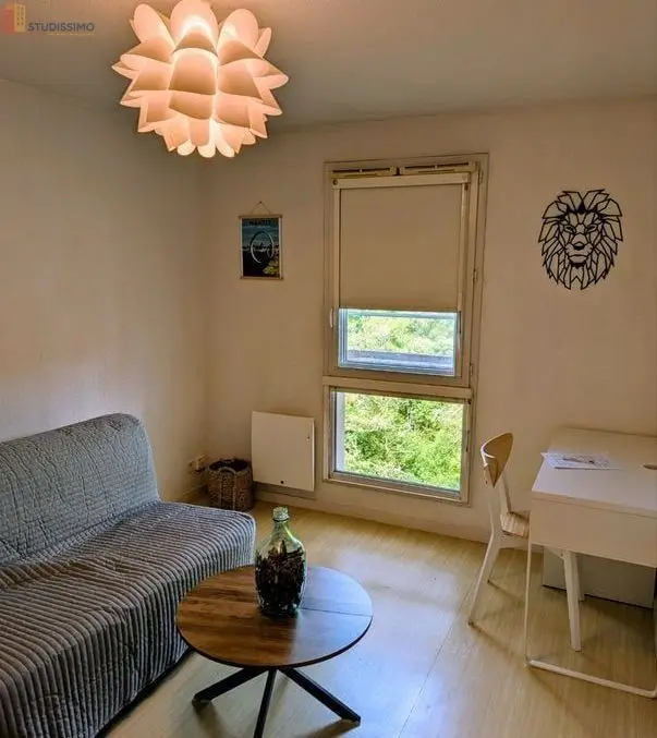 Studio meublé 19m² Nantes 44300 - Etudiant, 5e étage - Photo 2