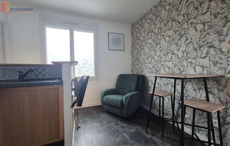 Studio meublé 21m² Angers - Meublé, DPE B - Photo 1
