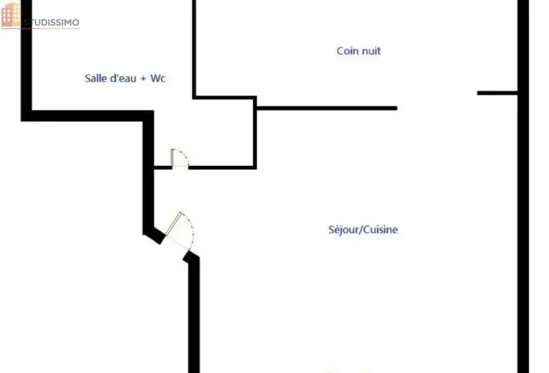 Studio 14m² Nantes 44000 - Photo 2