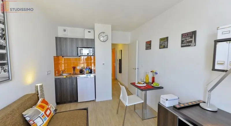 Studio meublé 18m² Angers 49100 - Meublé, DPE D - Photo 7