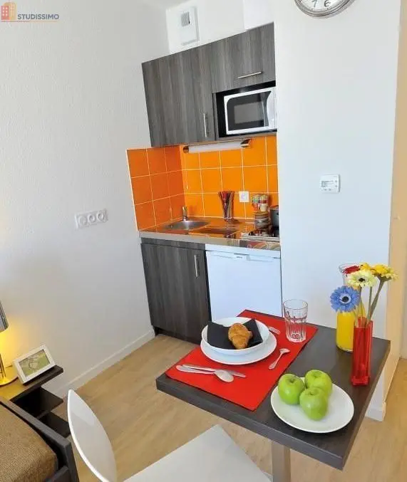 Studio meublé 18m² Angers 49100 - Meublé, DPE D - Photo 5